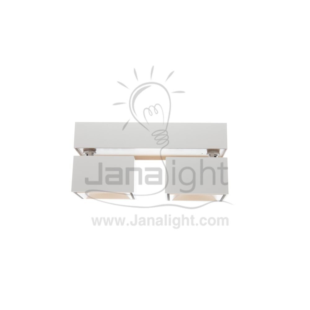 سبوت لايت سلندر 24 وات مجوز ابيض cylinder downlight frame Square Double white- Champagne worm 24w